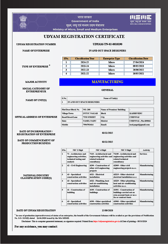 Certificate 1